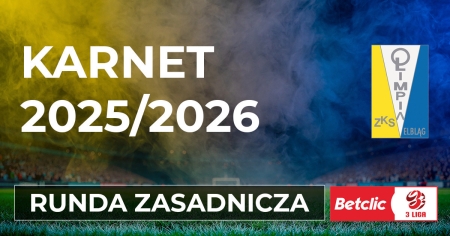 KARNETY | ZKS OLIMPIA ELBLĄG - jesień 2025